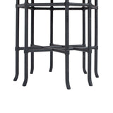 Modern European furniture - Reclaimed Pine Wood Iron Side Table - www.oroa.com