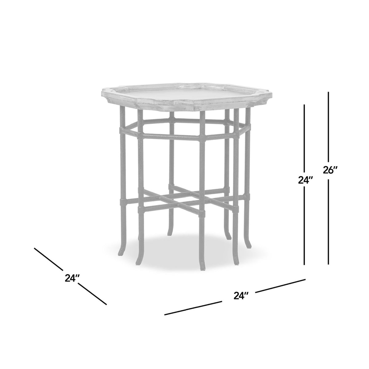 Modern European furniture - Reclaimed Pine Wood Iron Side Table - www.oroa.com
