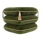 Monarch Velvet Tassel Ottoman | OROA