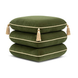 Monarch Velvet Tassel Ottoman | OROA