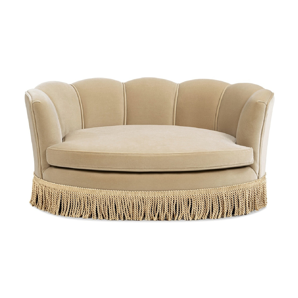 Clara Brown Velvet Pet Sofa Bed | OROA
