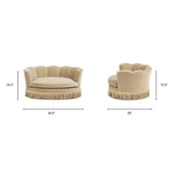 Clara Brown Velvet Pet Sofa Bed | OROA