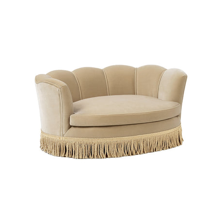 Clara Brown Velvet Pet Sofa Bed | OROA