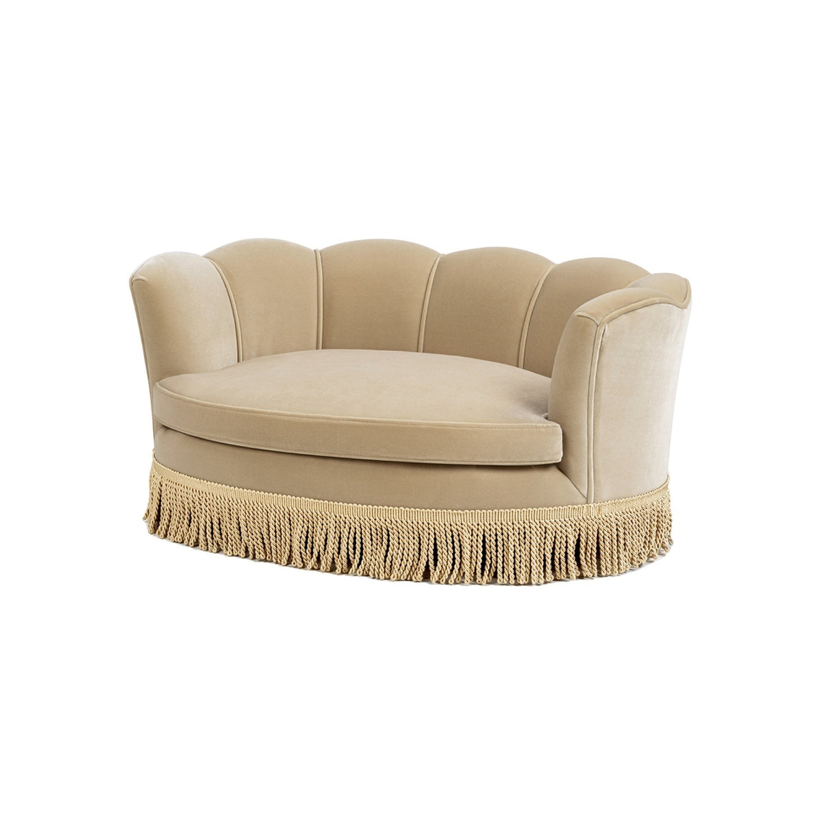 Clara Brown Velvet Pet Sofa Bed | OROA