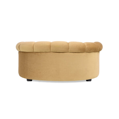 Halle Gold Velvet Dog Sofa Bed | OROA