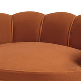 Clara Velvet Scalloped Pet Sofa Bed | OROA