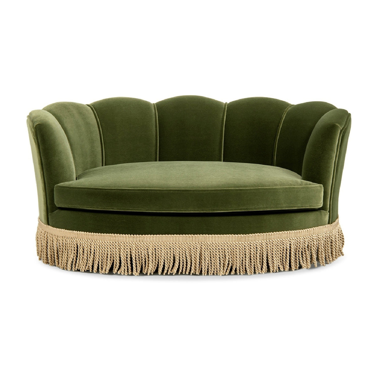 Clara Scalloped Pet Sofa Bed | OROA