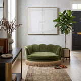 Clara Scalloped Pet Sofa Bed | OROA