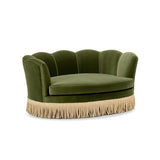 Clara Scalloped Pet Sofa Bed | OROA