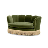 Clara Scalloped Pet Sofa Bed | OROA