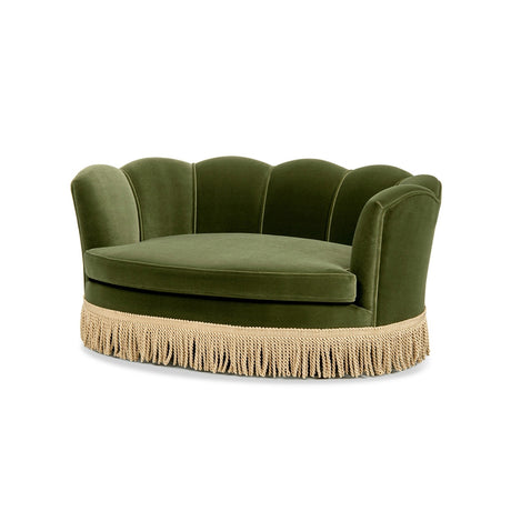 Clara Scalloped Pet Sofa Bed | OROA
