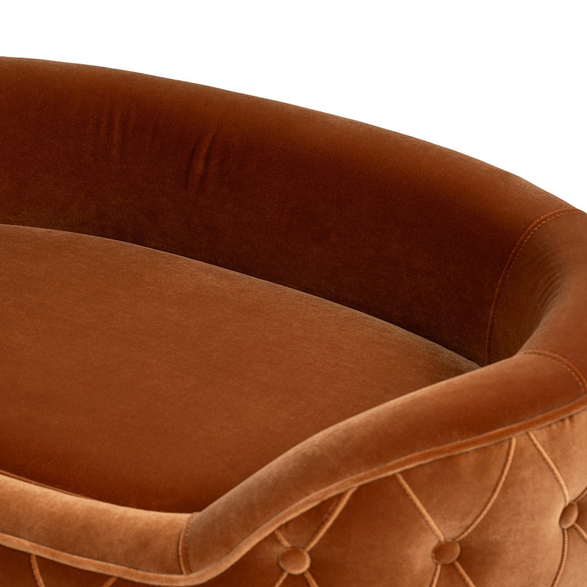 Monroe Velvet Dog Sofa Bed | OROA