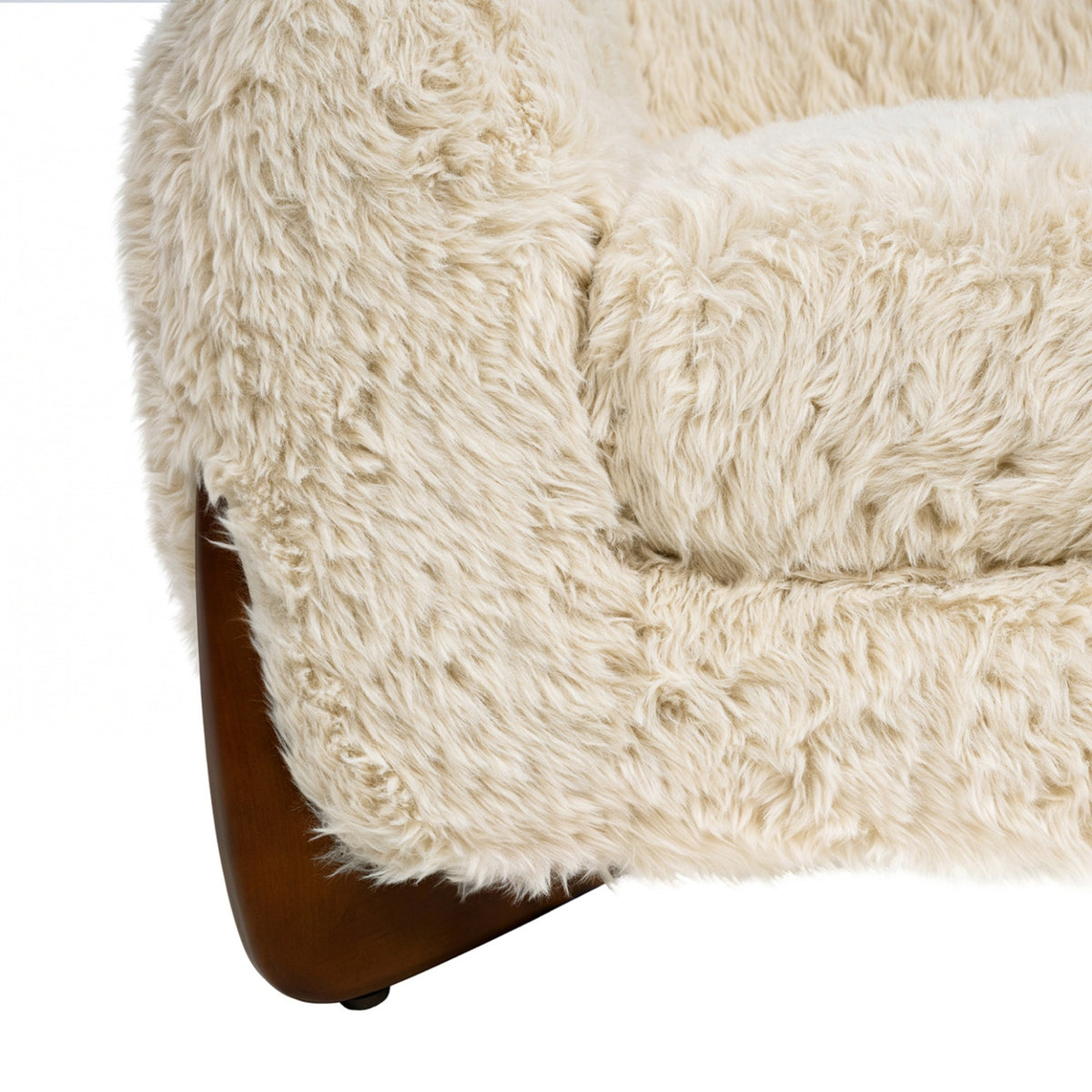 Modern European furniture - Alpine Cream Sherpa Dog Sofa Bed - www.oroa.com