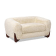 Modern European furniture - Alpine Cream Sherpa Dog Sofa Bed - www.oroa.com
