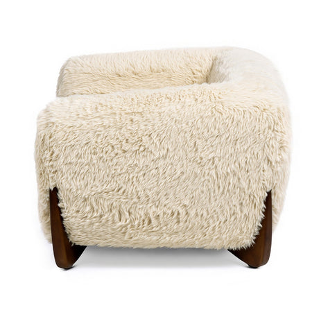 Modern European furniture - Alpine Cream Sherpa Dog Sofa Bed - www.oroa.com