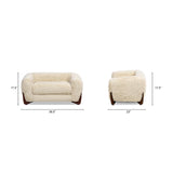 Modern European furniture - Alpine Cream Sherpa Dog Sofa Bed - www.oroa.com