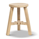 Linden Round Elm Wood Stool | OROA