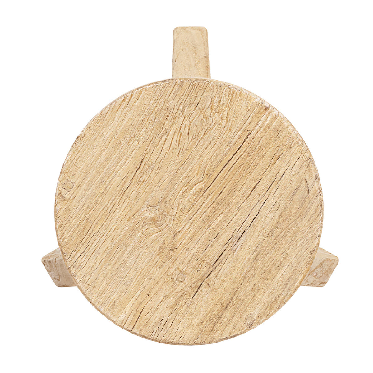 Linden Round Elm Wood Stool | OROA