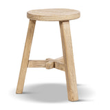 Linden Round Elm Wood Stool | OROA