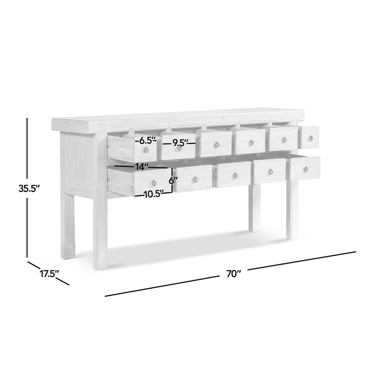 Bellamy Vintage Design Console Table | OROA