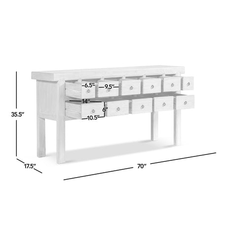 Elm Vintage Design Console Table | OROA