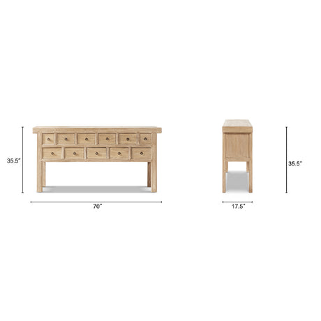 Elm Vintage Design Console Table | OROA