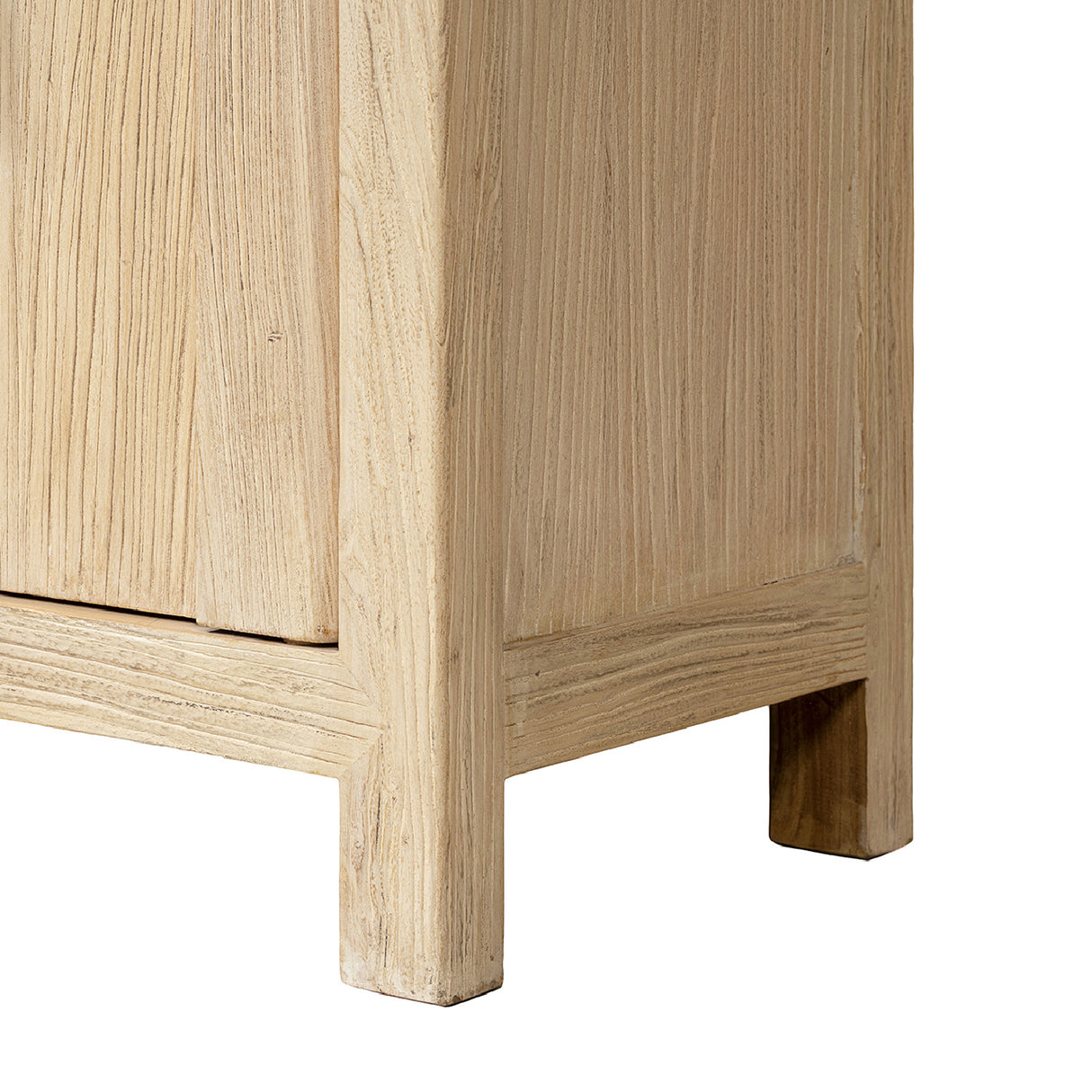 Rowan Light Natural Reclaimed Elm 4-Door Cabinet | OROA