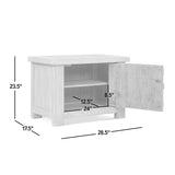 Rowan Pine Wood Side Table | OROA