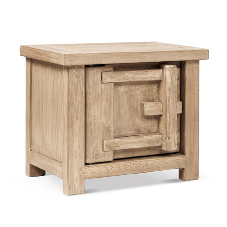 Rowan Pine Wood Side Table | OROA