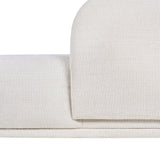 Modern European furniture - Modern Rounded Beige Chaise Lounge - www.oroa.com