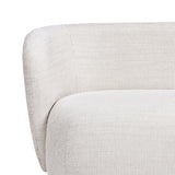 Modern European furniture - Modern Rounded Beige Chaise Lounge - www.oroa.com