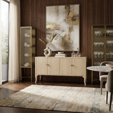 Elodie Pine 4-Door Sideboard | OROA