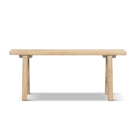 Modern European furniture - Solid Reclaimed Elm Wood Bench  - www.oroa.com