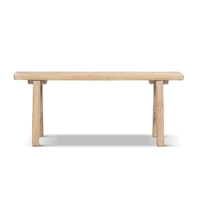 Modern European furniture - Solid Reclaimed Elm Wood Bench  - www.oroa.com
