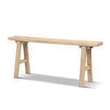Modern European furniture - Solid Reclaimed Elm Wood Bench  - www.oroa.com