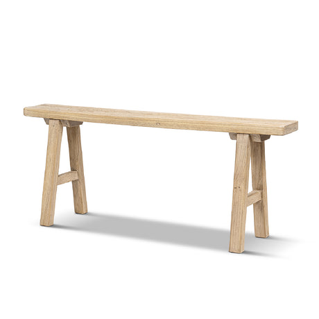 Modern European furniture - Solid Reclaimed Elm Wood Bench  - www.oroa.com