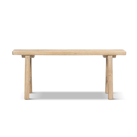 Modern European furniture - Solid Reclaimed Elm Wood Bench  - www.oroa.com