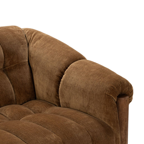Sansa Bronze Upholstered Sofa | OROA