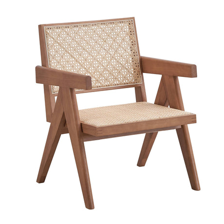 Modern European furniture - Natural Velentina Rattan Accent Chair - www.oroa.com