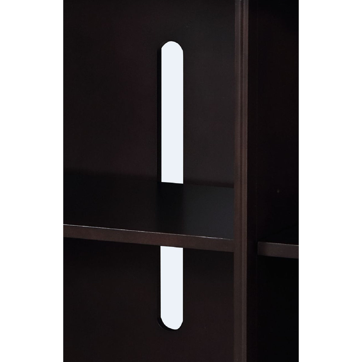 Modern European furniture - Geranio Metallic Silver Walnut Finish Console Cabinet - www.oroa.com