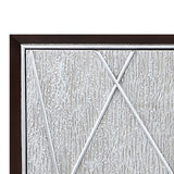 Modern European furniture - Geranio Metallic Silver Walnut Finish Console Cabinet - www.oroa.com