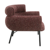 Modern European furniture - Mardi Maroon Tweed Chair - www.oroa.com