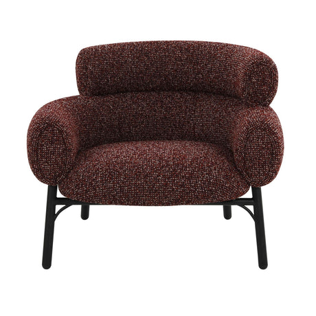 Modern European furniture - Mardi Maroon Tweed Chair - www.oroa.com