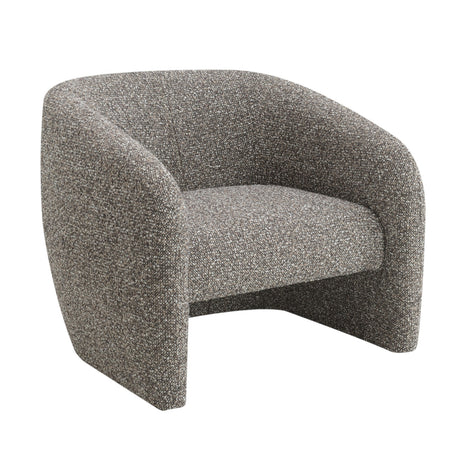 Modern European furniture - Livia Brown & Gray Tweed Accent Chair - www.oroa.com