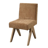 Chocolate Chenille Side Chairs (2) by OROA