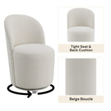 Hollis Beige Boucle Side Chairs (2) | OROA