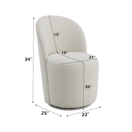 Hollis Beige Boucle Side Chairs (2) | OROA