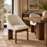 Beige Linen Accent Chairs (2) | Maison Naturelle