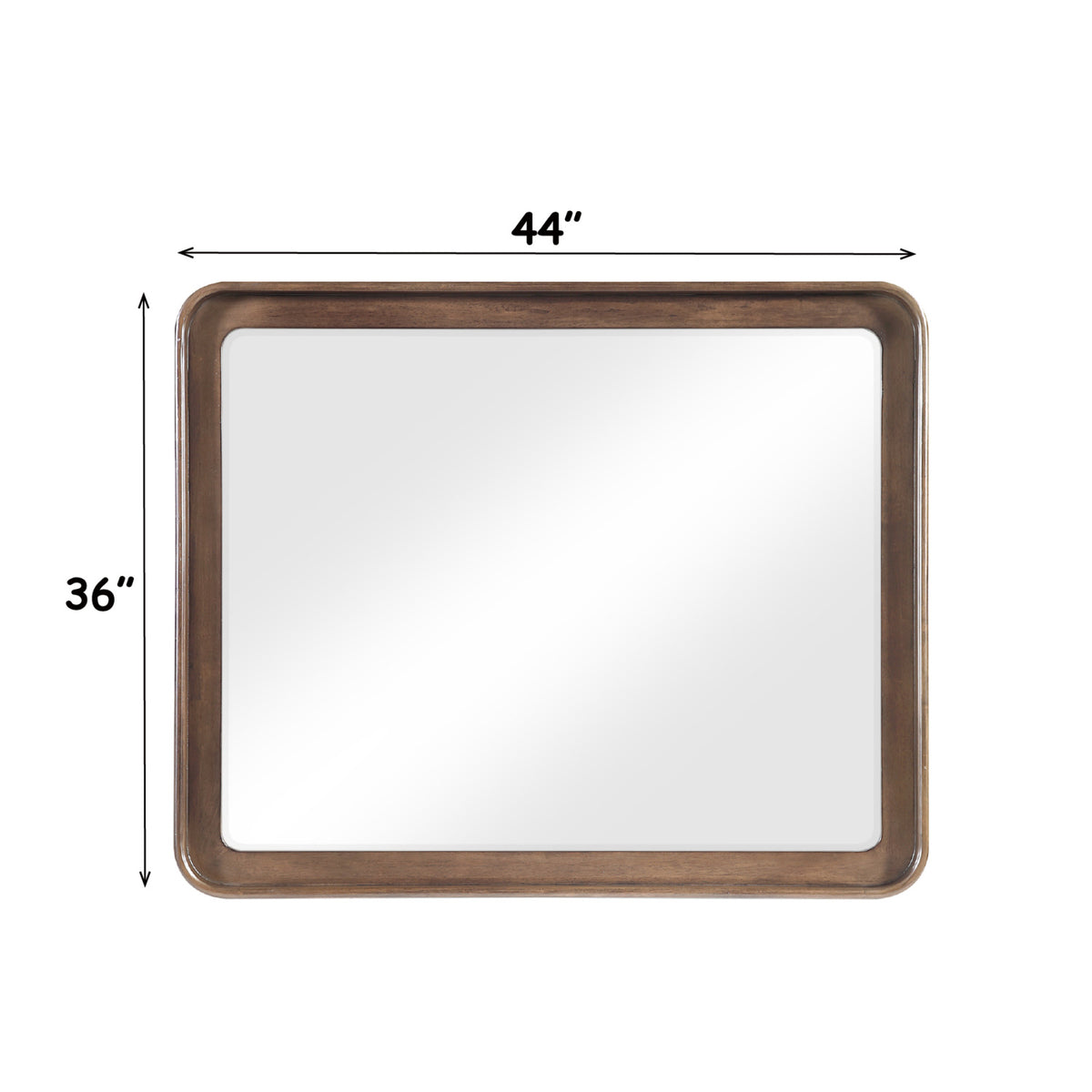 Ouida Brown and Gold Mirror | OROA