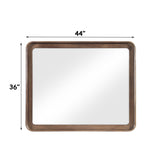 Ouida Brown and Gold Mirror | OROA